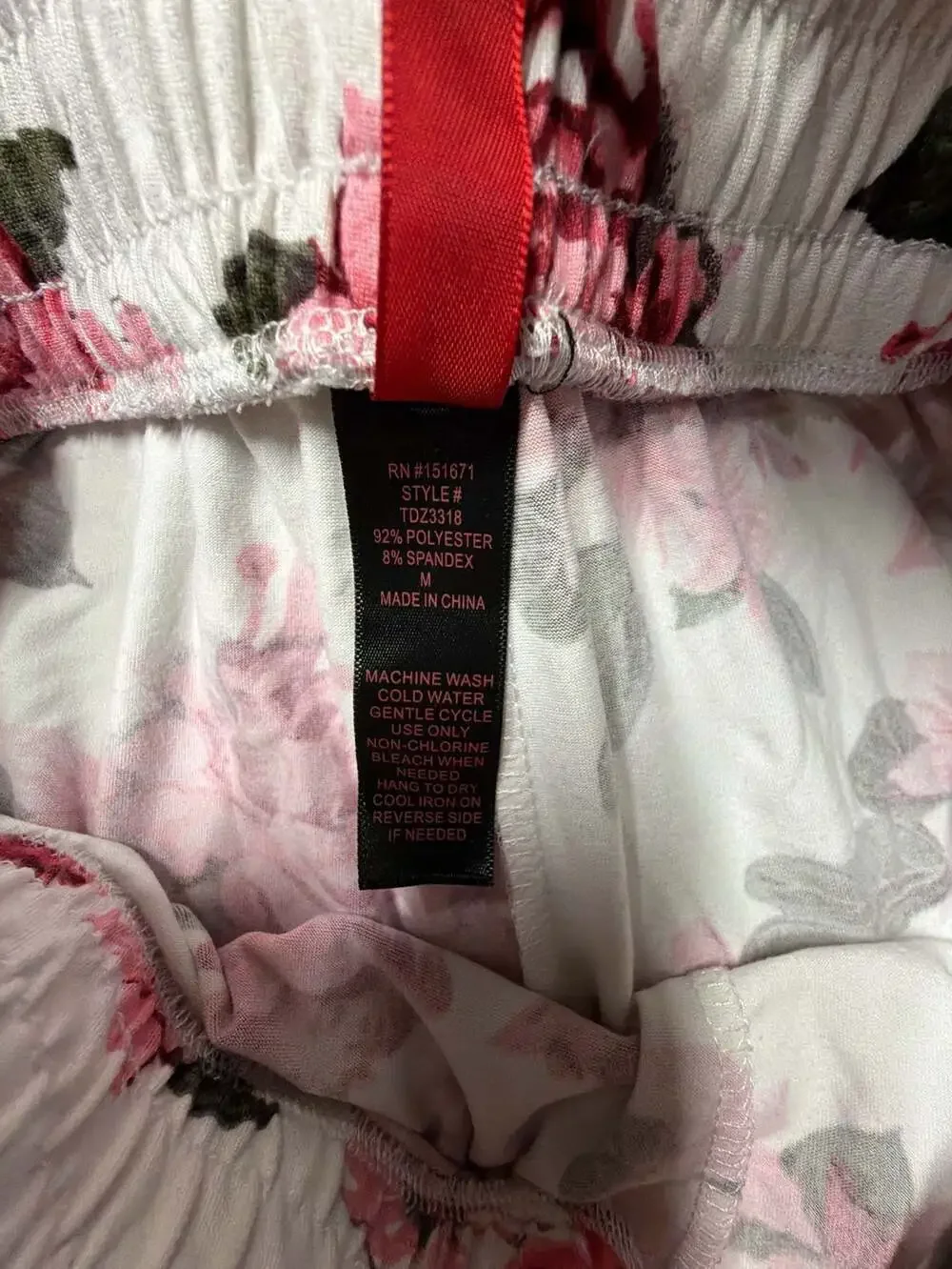 Hot Kiss Floral Print Lounge Shorts Size M - Picture 3 of 3